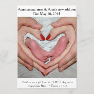 Gift of the Lord ~ Pregnancy Announement Aankondiging
