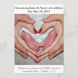 Gift of the Lord ~ Pregnancy Announement Aankondiging