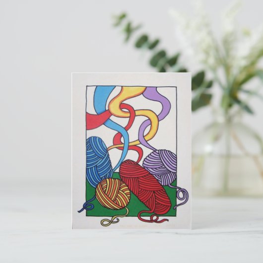 Gift of Wool by Piliero Briefkaart (Staand voorkant)