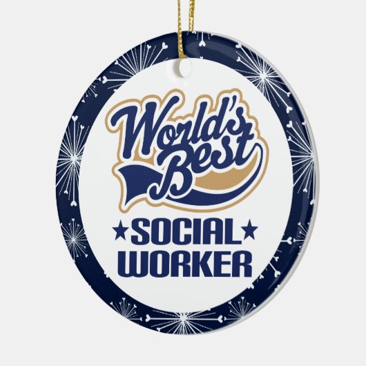 Gift Ornament Social Worker (Links)