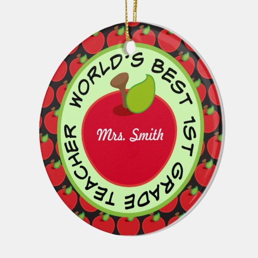 Gift Ornament voor gepersonaliseerde docent in eer (Links)