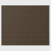 Gift package, wrapping paper with gold foil effect cadeaupapier (Vlak)