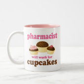 Gift Pharmacist (Funny) Tweekleurige Koffiemok (Links)