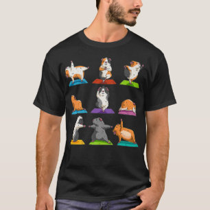 Gift Premium cavia Pig Yoga Position Workout T-shirt