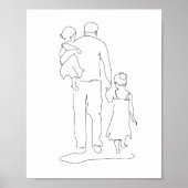 Gift, Print, Fathers Day Prin Poster (Voorkant)