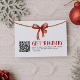  Gift QR Code Registry Card Informatiekaartje
