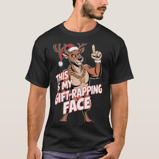 Gift-Rapping Face T-shirt (Voorkant)