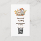 Gift Registry QR-code betoverd om u te ontmoeten Informatiekaartje (Voorkant)