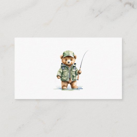 Gift Registry QR Code Een beetje Visser Informatiekaartje (Achterkant)