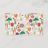 Gift Registry QR Code Farmers Market Baby shower Informatiekaartje (Achterkant)