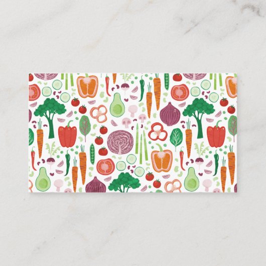 Gift Registry QR Code Farmers Market Baby shower Informatiekaartje (Achterkant)