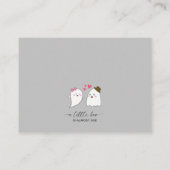 Gift Registry QR Code Little Boo Baby shower Herfs Informatiekaartje (Achterkant)