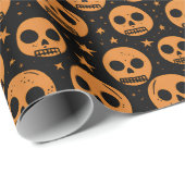 Gift Retro pumpkin design for Halloween Cadeaupapier (Rol Hoek)