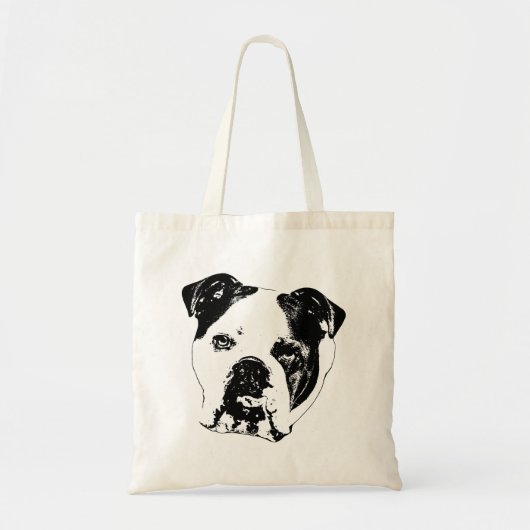 Gift-Run Bulldog-Tas Tote Bag (Voorkant)