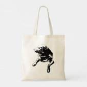 Gift Runs with Watchful Lab Tote Bag (Achterkant)
