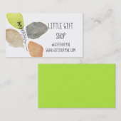 Gift shop modern waterverf visitekaartje (Voorkant / Achterkant)