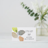 Gift shop modern waterverf visitekaartje (Staand voorkant)