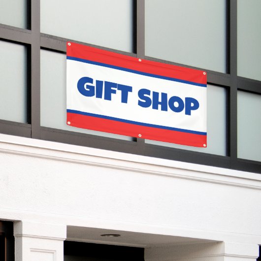 Gift Shop Store Banner (Buitenkant Gebouw)