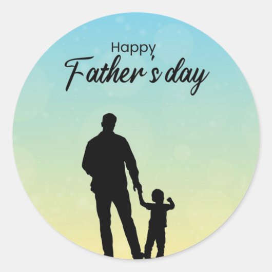 GIFT Sticker Fathers day (Voorkant)