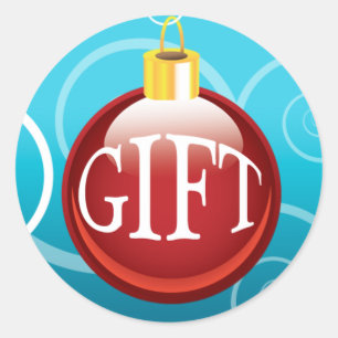 Gift Stickers voor kerstverpakkingen