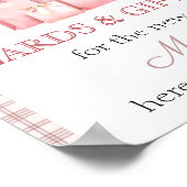Gift table Pink Fresh off the market Bridal Shower Poster (Hoek)