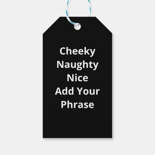 Gift Tag Cadeaulabel (Achterkant)