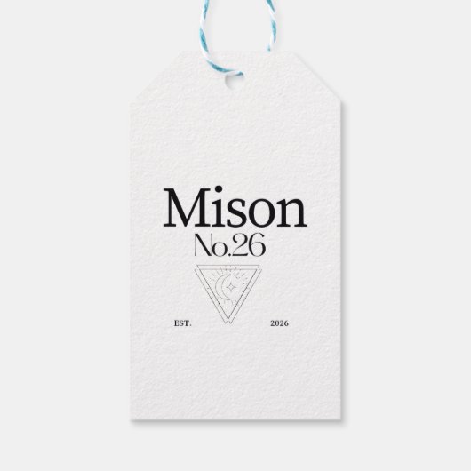 Gift tag cadeaulabel (Achterkant)