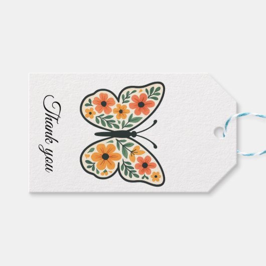 Gift Tag Cadeaulabel (Voorkant (Horizontaal))