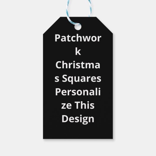 Gift Tag Cadeaulabel (Achterkant)