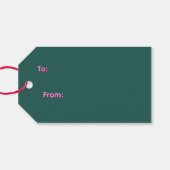 Gift Tag Christmas  Cadeaulabel (Achterkant Horizontaal)