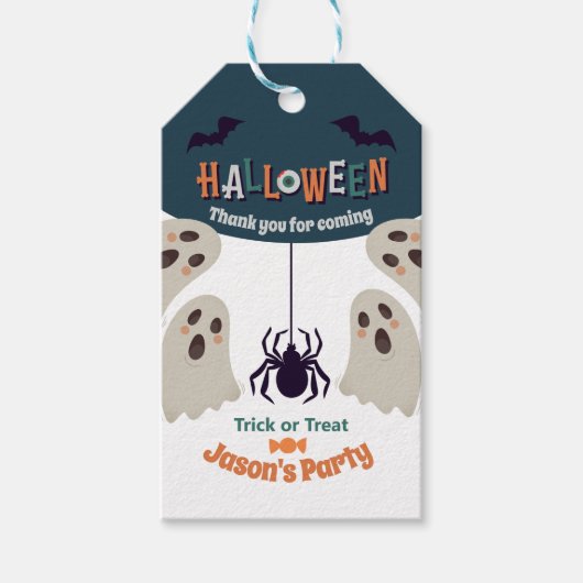 Gift Tag - Gloomy Halloween Cadeaulabel (Voorkant)