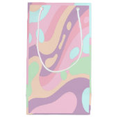 Gift tas Gelukkige kleurrijke pastel Klein Cadeauzakje (Voorkant)