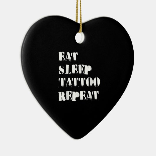 Gift Tattoo Artist Funny Gezegde Tattoog Keramisch Ornament (Rechts)