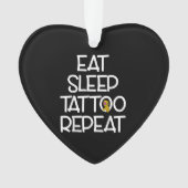 Gift Tattoo Artist Funny Gezegde Tattoog Ornament (voorkant)