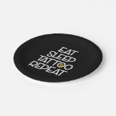 Gift Tattoo Artist Funny Gezegde Tattoog Papieren Bordje (Gekanteld)