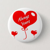 ❤️ Gift this to the one who holds your heart! Ronde Button 5,7 Cm (Voorkant)