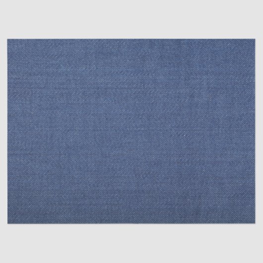 Gift Tissue Paper met blauwe jeans, denimtextiel Tissuepapier (Voorkant)