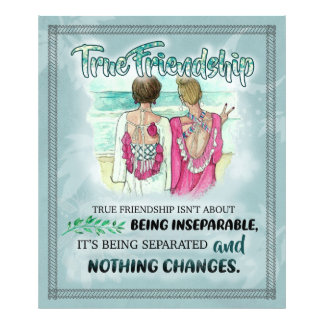 Gift to My Best Friend | Best Friend Gift Foto Afdruk