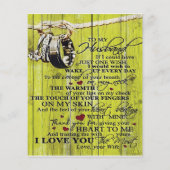 Gift to My Husband, Love Quottes Letter Flyer (Achterkant)