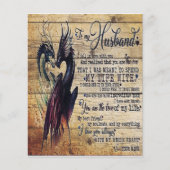 Gift to My Husband, Love Quottes Letter Flyer (Voorkant)