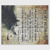 Gift To My Husband | Lovely Husband Letter | Cadeaupapier (Vlak)