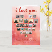 gift valentines day cards kaart (Gele Bloem)