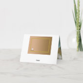 Gift van de liefde - Foto Bedankt Card (Achterkant)