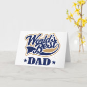 Gift van de Papa van de koele Wereld de Beste Kaart (Gele Bloem)