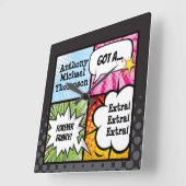 Gift van de Partij van de Goedkeuring van de Stijl Vierkante Klok (Hoek)