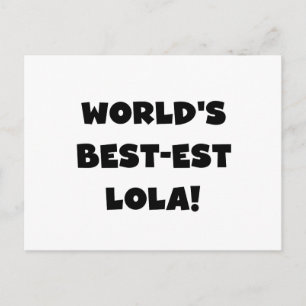 Gift van de T-shirts van Lola van het Briefkaart