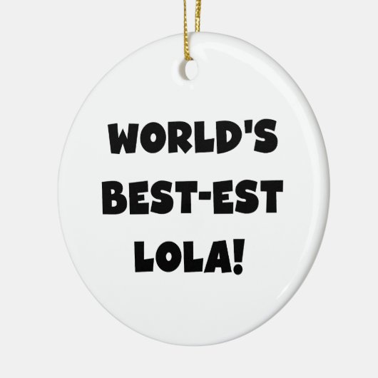 Gift van de T-shirts van Lola van het Keramisch Ornament (Links)