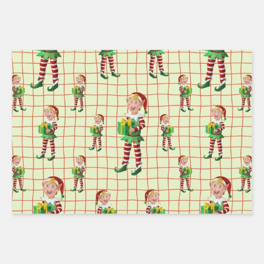 Gift van een Elf Inpakpapier Vel (Voorkant 2)