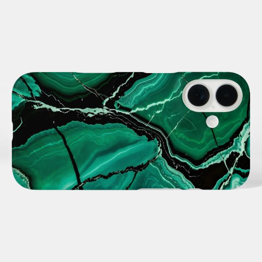 gift van groenmarmer Case-Mate iPhone case (Achterkant (horizontaal))