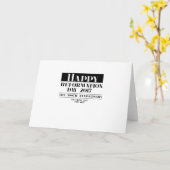 Gift van het Jubileum van de Dag van de Hervorming Kaart (Gele Bloem)